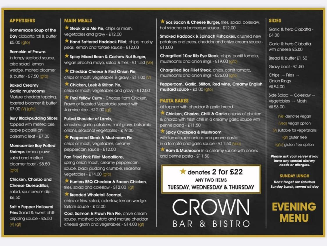 The Crown Hotel Morecambe Eksteriør billede